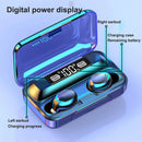 TWS Bluetooth Earphones Wireless Headphone 9D Stereo Sports Waterproof Earbuds Headsets With Microphone