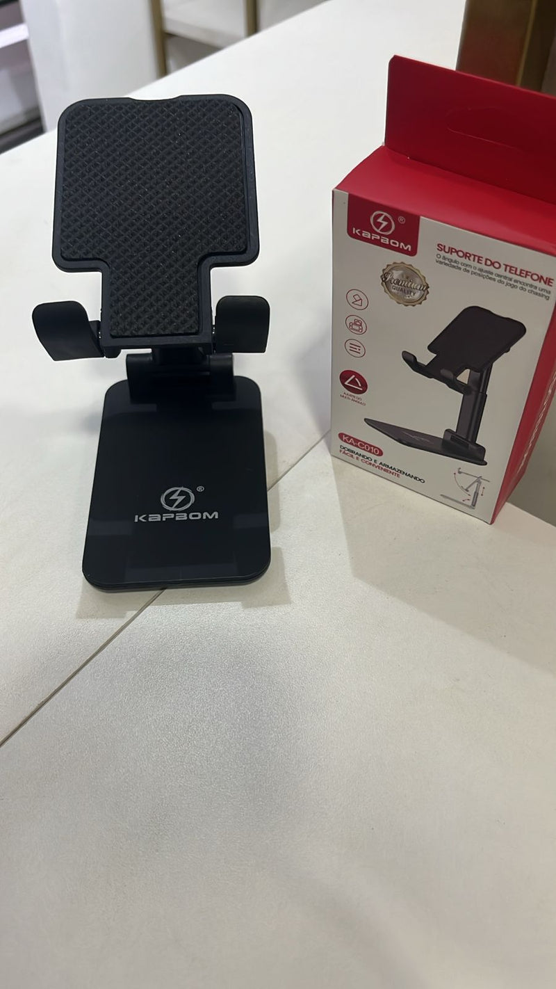 Suporte De Celular Tripé Mesa Ajustável Smartphone Tablet