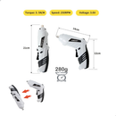 Mini Parafusadeira C/ Bateria Recarregavel Acessorios 47 Pcs 😍