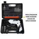 Mini Parafusadeira C/ Bateria Recarregavel Acessorios 47 Pcs 😍